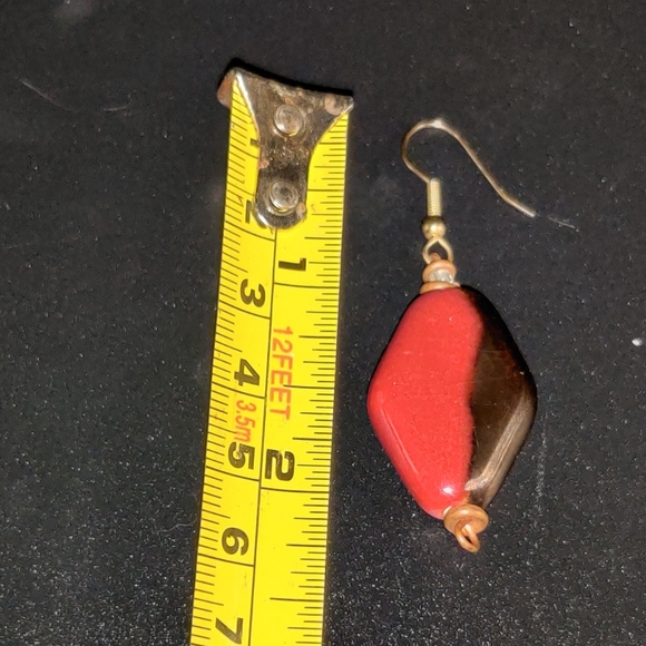 Vintage dangle earrings - Picture 2 of 2